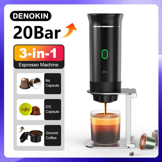 Portable Espresso Master - 3-in-1 Coffee Maker